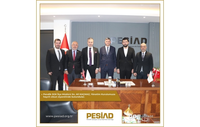 Pendik SGK İlçe Müdürü Sn. Ali KAÇMAZ Derneğimizi Ziyaret Etti