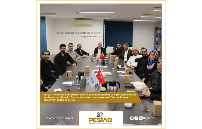 Pendikli Gençler İcat Çıkartıyor Yarışması Yürütme Kurulu Toplantısı Düzenlenmiştir