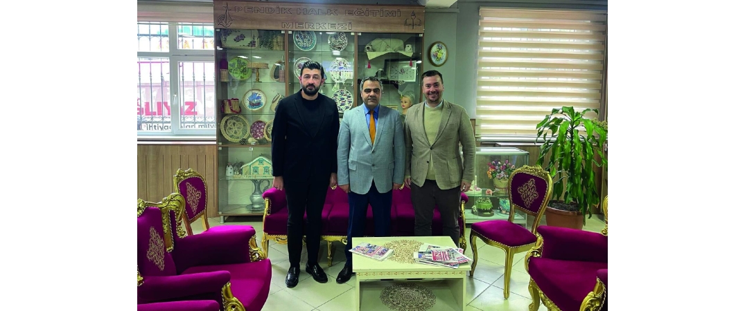 Pendik Halk Eğitim Merkezi Müdürü Sn. Turan GENÇ'i ziyaret ettik.