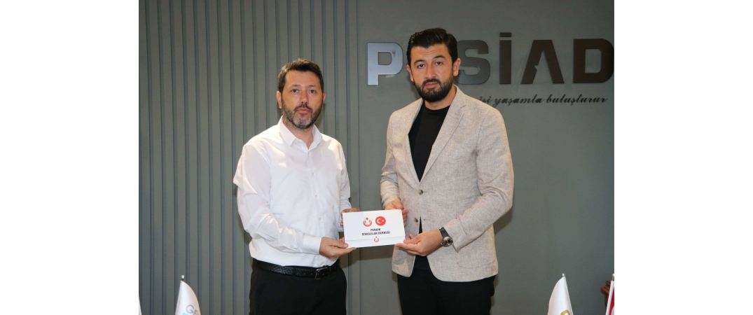 PESİAD Başkanımız Sn. Cüneyt BATTAL, üyelerimizden Sn. Fatih YILDIZ'ı makamında ağırladı.
