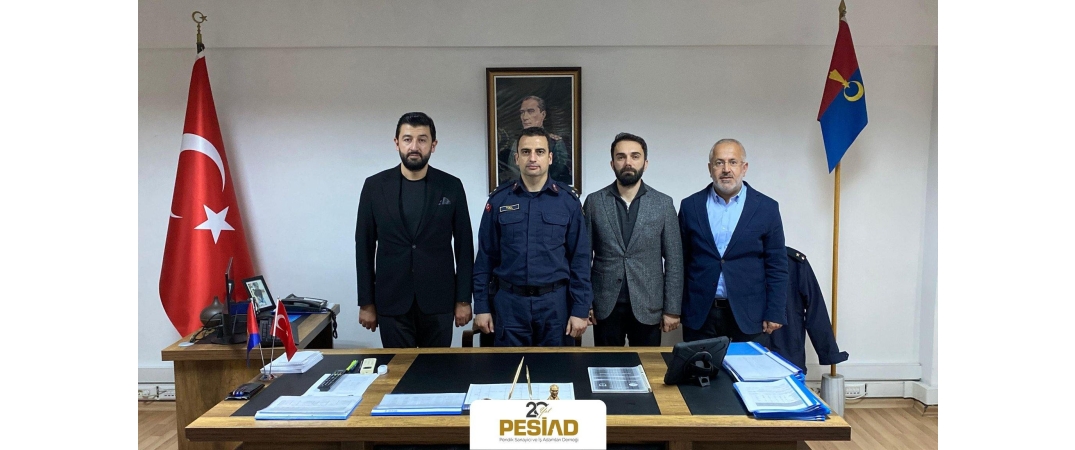 PESİAD Yönetim Kurulu olarak, Pendik İlçe Jandarma Komutanımız Üsteğmen Sn. Fahri TİRİL’i ziyaret ettik.