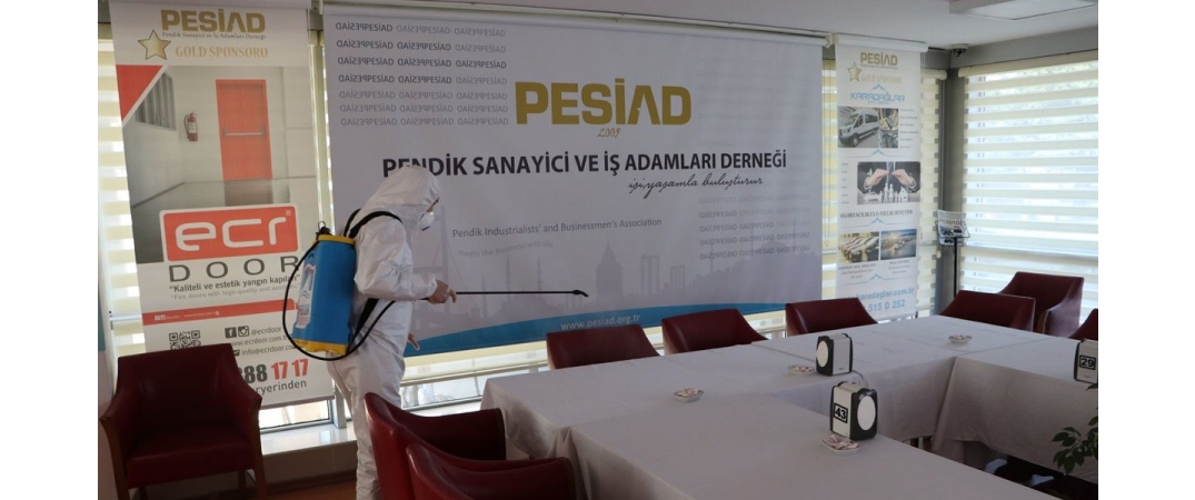 Dernek Binamızı Dezenfekte Ettik