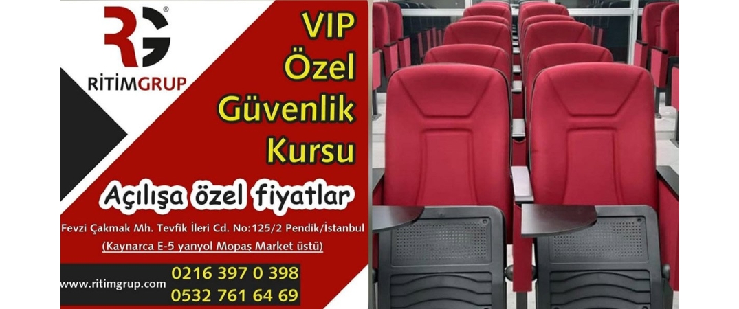 Üyemiz Ritim Grup’tan Vip Özel Güvenlik Kursu