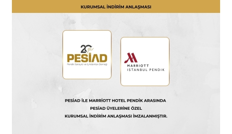 İSTANBUL MARRİOTT HOTEL PENDİK İLE ÜYELERİMİZE ÖZEL KURUMSAL İNDİRİM ANLAŞMASI