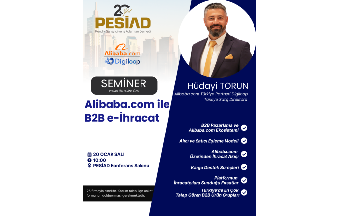 Alibaba.com ile B2B e-ihracat Semineri