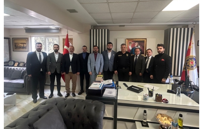 Emniyet Müdürlüğü’ne atanan Sn. Oktay ÇELİK’e hayırlı olsun ziyareti gerçekleştirdik