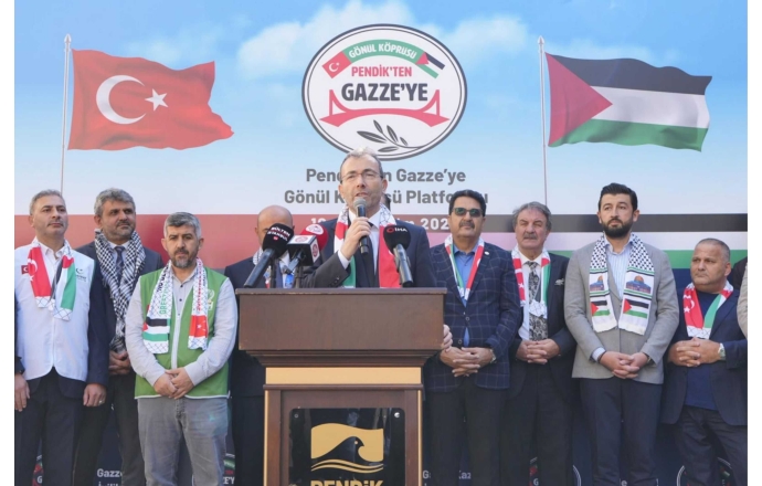 “Pendik’ten Gazze’ye Gönül Köprüsü” Kampanyası, Pendik Kaymakamımız Sn. Mehmet YILDIZ, Pendik Belediye Başkanımız Sn. Ahmet CİN, sivil toplum kuruluşu temsilcilerimiz, esnafımız ve halkımızın katılımlarıyla bugün başlatılmıştır.
