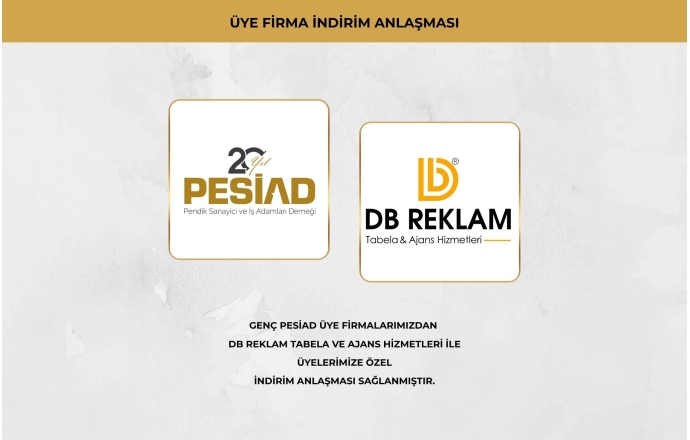 DB REKLAM TABELA VE AJANS HİZMETLERİ İLE ÜYELERİMİZE ÖZEL İŞ BİRLİĞİ ANLAŞMA