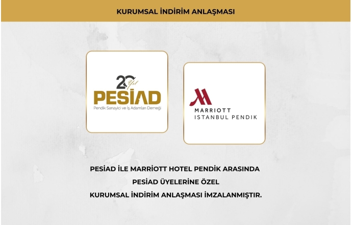 İSTANBUL MARRİOTT HOTEL PENDİK İLE ÜYELERİMİZE ÖZEL KURUMSAL İNDİRİM ANLAŞMASI