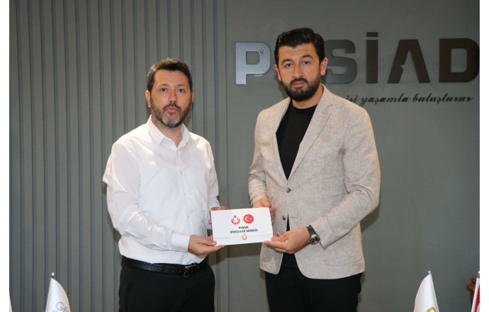 PESİAD Başkanımız Sn. Cüneyt BATTAL, üyelerimizden Sn. Fatih YILDIZ'ı makamında ağırladı.
