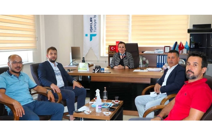 Pendik İşkur Müdürü Serap Dilaver e İade-i Ziyarette Bulunduk