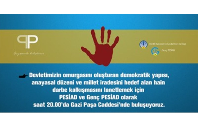 Hain Darbe Kalkışmasını Lanetlemek İçin Buluştuk