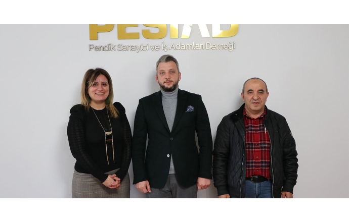 Pimtaş Ar&Ge Müdürü Özlem Kozankurt Hanım ve Değerli Üyemiz Dilaver Şallı Başkanımıza Ziyarette Bulundu