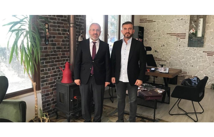 Kurna Köy Muhtarımız ve PESİAD Üyemiz Değerli Harun Yıldırım’ı Ofisinde Ziyaret Ettik