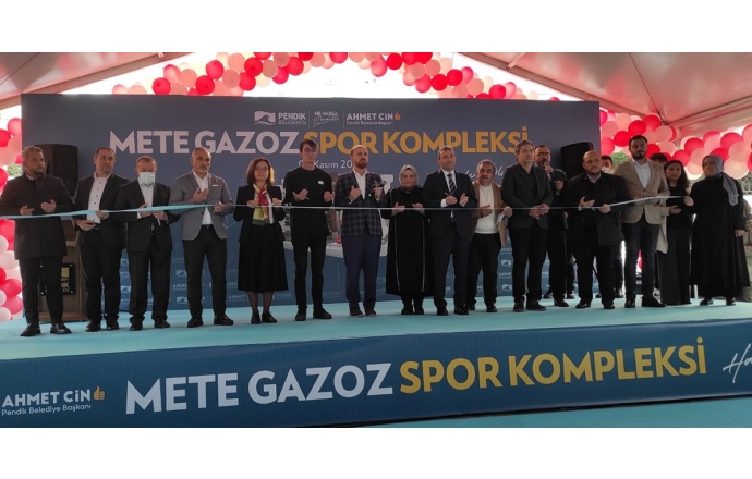 Mete Gazoz Spor Kompleksi Açılışına Katılım Sağladık