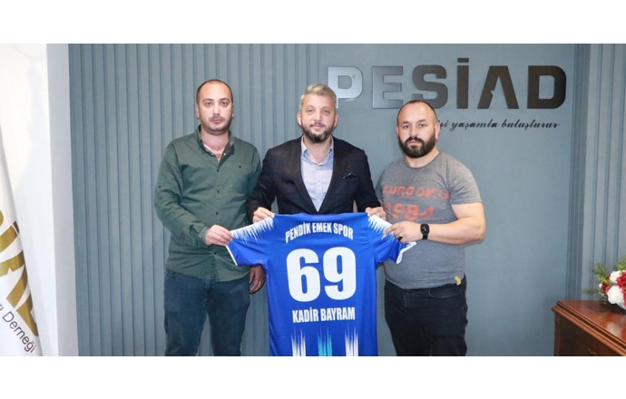 Pendik Emek Spor Yöneticisi Sn. Şafak UÇAK, Başkanımıza ziyarette bulundular