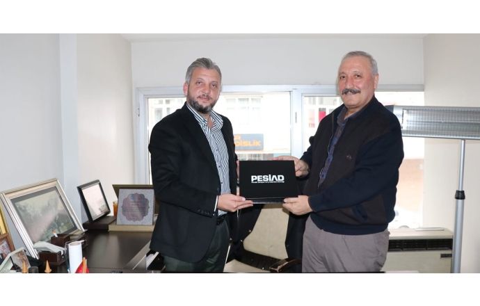 PESİAD üyemiz Yılmazlar İnşaat sahibi Hacı Süleyman Yılmazer’e ziyaret