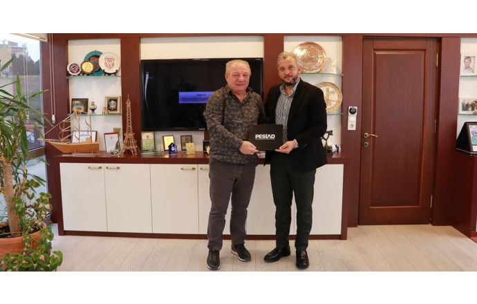PESİAD üyemiz Özgün Metal firma sahibi Süleyman Sırrı Beşinci’ye ziyaret