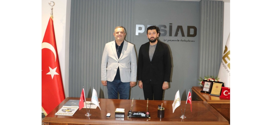 PESİAD Üyelerimizden Sn. Ömer Serdar YEŞİL, Yönetim Kurulu Başkanımız Sn. Cüneyt BATTAL’ı ziyaret etmiştir.