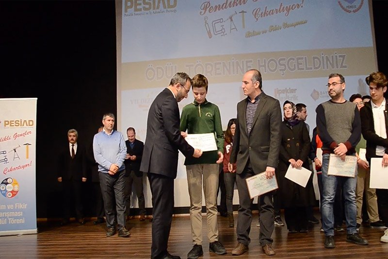 PESİAD Pendikli Gençler İcat Çıkartıyor Yarışması Ödül Töreni