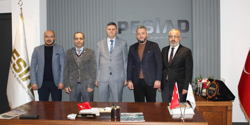 Pendik SGK İlçe Müdürü Sn. Ali KAÇMAZ ve Merkez Müdür Yardımcısı Sn. İbrahim KOVAR, Başkanımıza ziyarette bulundular