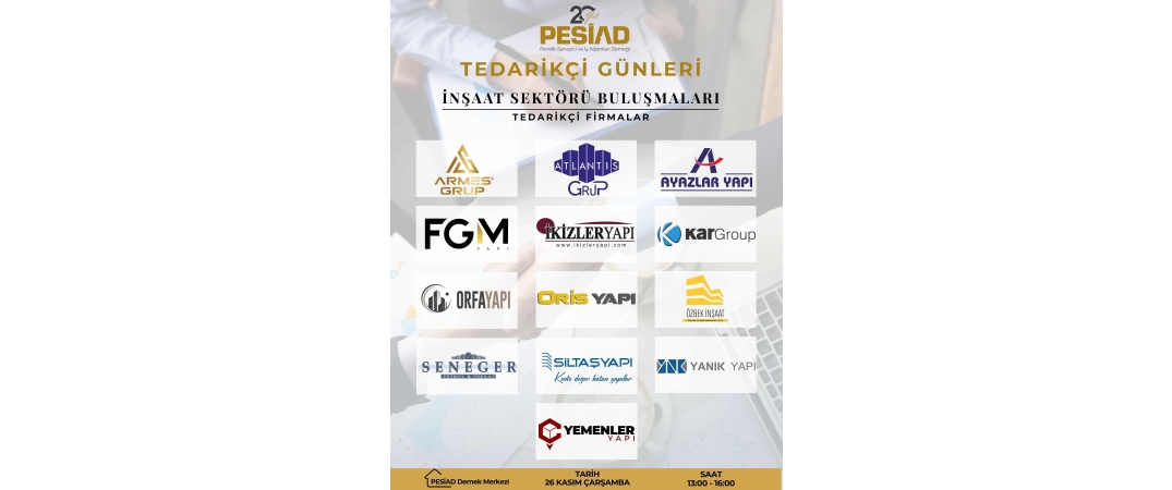 PESİAD Tedarikçi Günleri - Katılımcı Firmalarımız