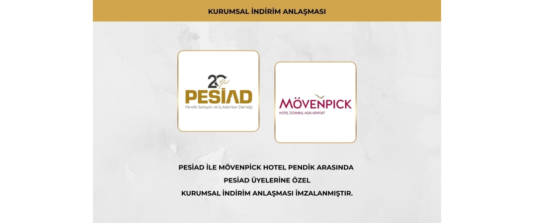 MÖVENPİCK HOTEL İSTANBUL ASİA AİRPORT İLE ÜYELERİMİZE ÖZEL KURUMSAL İNDİRİM ANLAŞMASI
