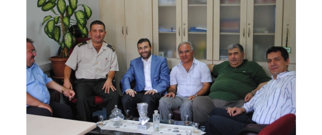 Pendik Askerlik Şubesi Başkanı Binbaşı Deniz Can’ı makamında ziyaret ettik
