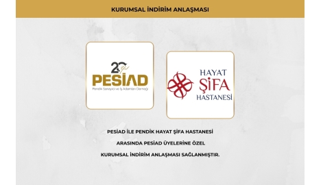 PENDİK HAYAT ŞİFA HASTANESİ İLE ÜYELERİMİZE ÖZEL KURUMSAL İNDİRİM ANLAŞMASI