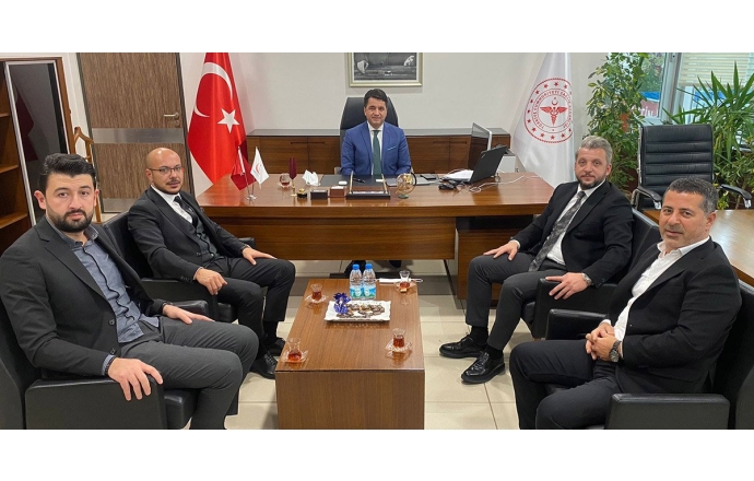 Marmara Üniversitesi Pendik Eğitim ve Araştırma Hastanesi Başhekimine Hayırlı Olsun Ziyaretinde Bulunduk