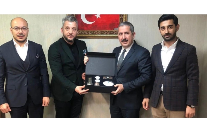 Hazine ve Maliye Bakanımız Mahmut Gürcan’ı Ofisinde Ziyaret Ettik